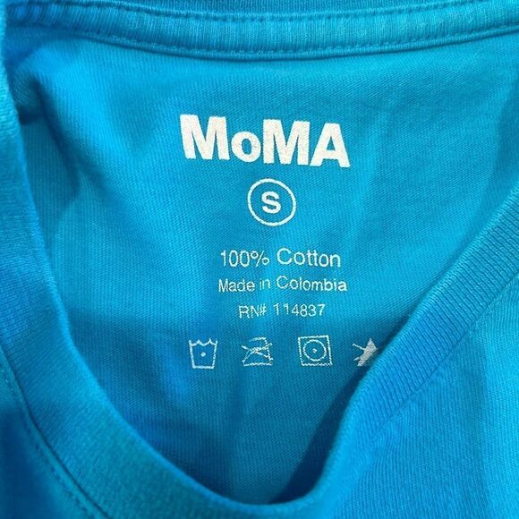 MOMA - SEUNGA AMY KIM color block T-shirt size small - Picture 3 of 6